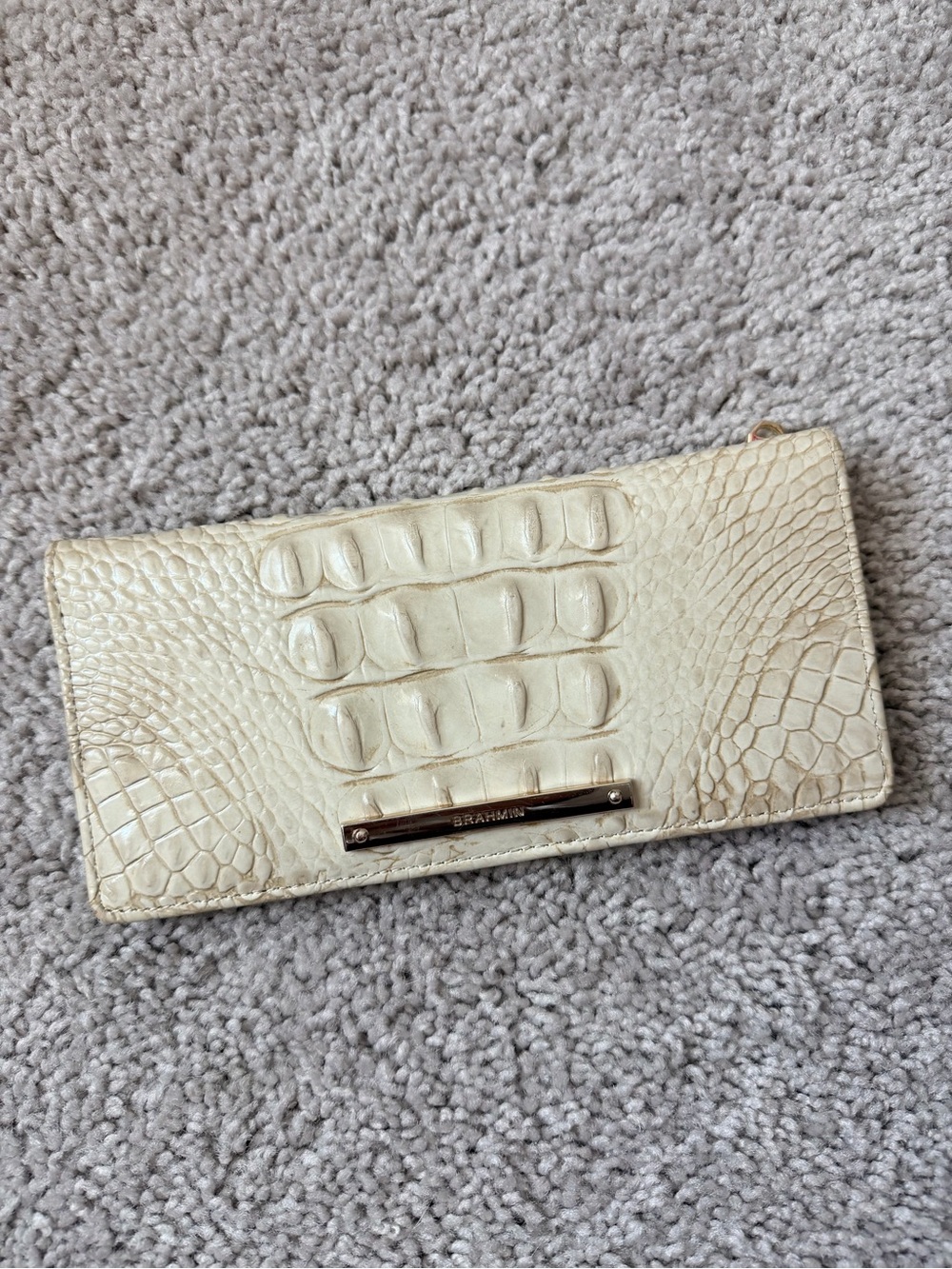 Brahmin Wallet in cream